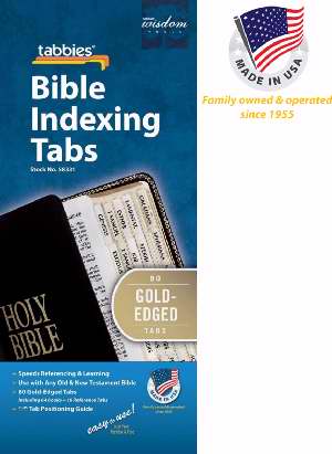 Bible Tab: Standard O&N Testament Gold - Tabbies